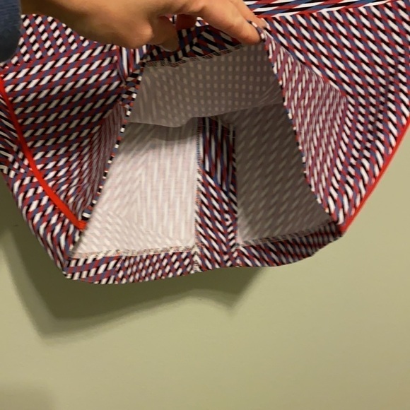 1 State | Red & blue geometric pencil skirt | Small - Picture 11 of 12